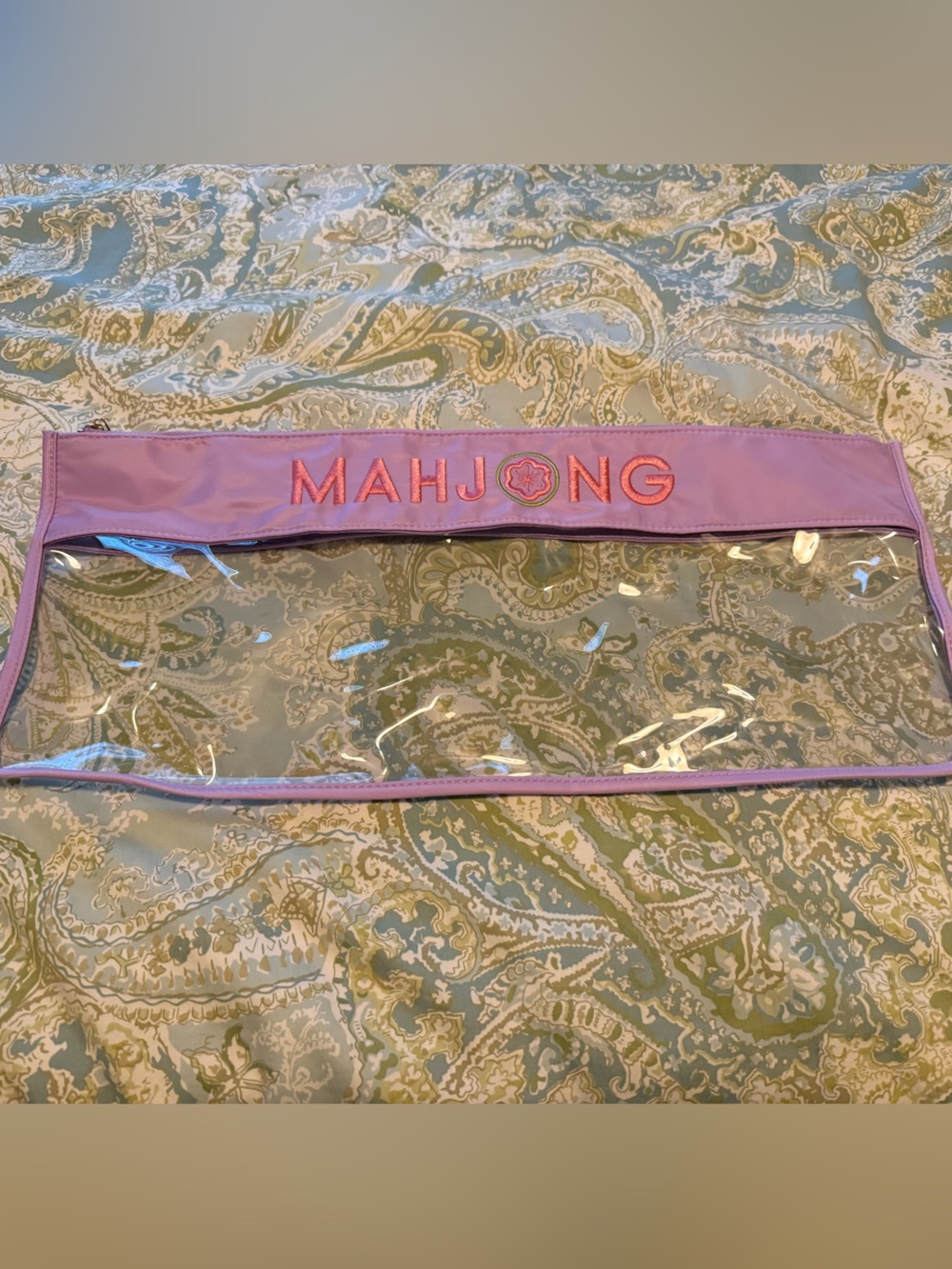 oh my mahjong clear tile bag